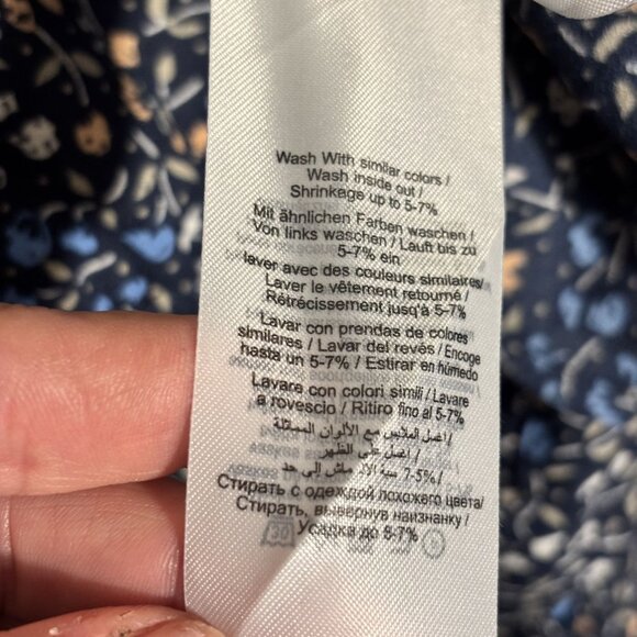 Kaffe floral Print Jumpsuit With Short Sleeves & Belted Waist Size UK 42 = US 14 - Picture 12 of 13